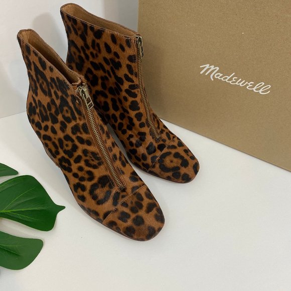 Madewell The Amalia Leopard Print Ankle Booties - Picture 4 of 10